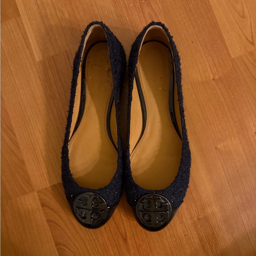 Tory Burch Blue Flats